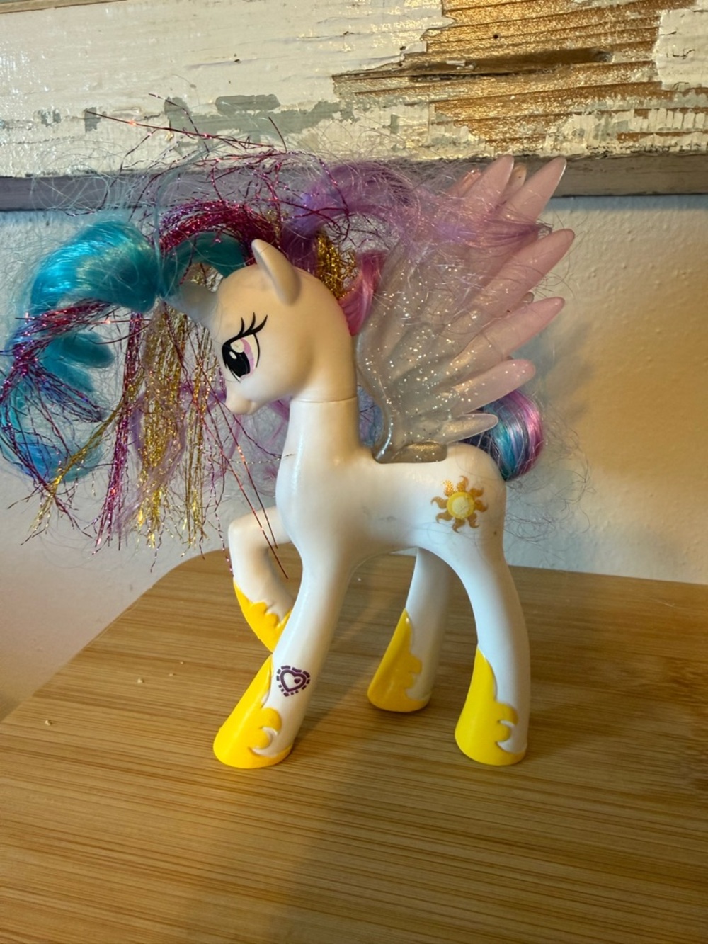 My Little Pony G4 Tinsel Hair White Princess Celestia Crystal Empire